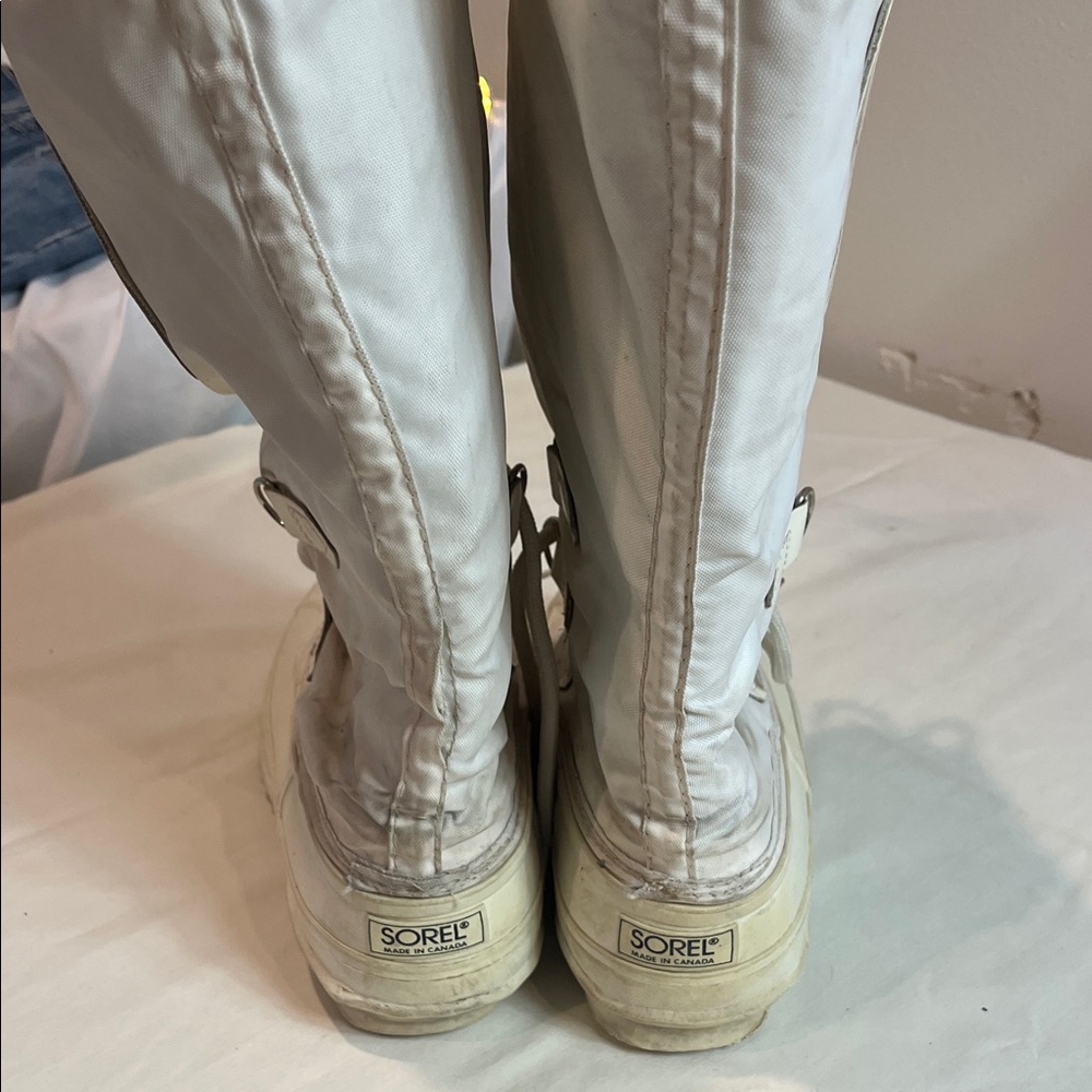 Sorel Off-White Snow Boots